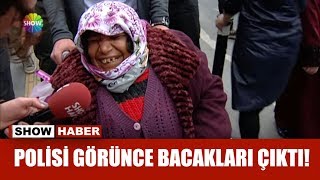 Polisi görünce bacakları çıktı [upl. by Evante]