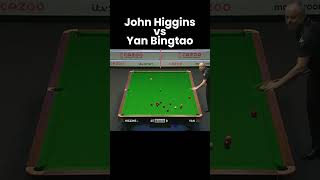 John Higgins vs Yan Bingtao snooker snookermoments [upl. by Akerue787]