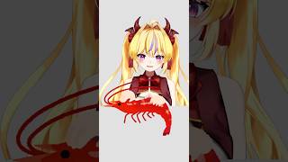 【 ＃セルフ受肉 】エビ揉め【 竜田りゅあ 】 shorts vtuber jpvtuber 個人vtuber エビ揉め [upl. by Yeznil]