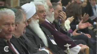 Pope meets with religious leaders [upl. by Cadal]