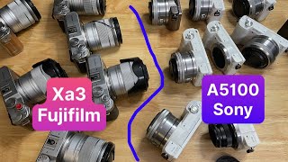 Sony a5100 Fujifilm Xa3 về nhiều  Phân khúc 7 củ ở hiện tại [upl. by Orose]