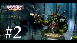 Battlefleet Gothic Armada  Walkthrough Part 2 Ork Pirates HeroicIron Man [upl. by Marna]