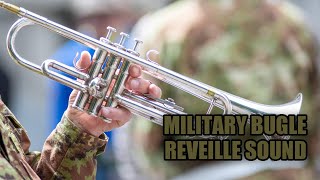 Bugle Sound Effect 🎺 Military Bugle Playing Reveille [upl. by Atiuqehs807]