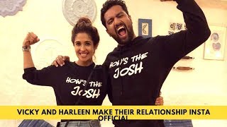 Vicky Kaushal and Harleen Sethi make their relationship Instagram official [upl. by Otrebor]