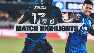 HIGHLIGHTS San Jose Earthquakes vs Minnesota United  August 31st 2024 [upl. by Ymmit]