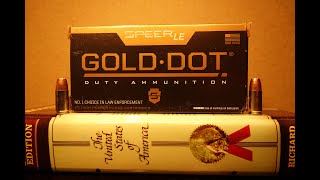 Speer Golddot 124 grain 9mm Testing amp Review [upl. by Happ]