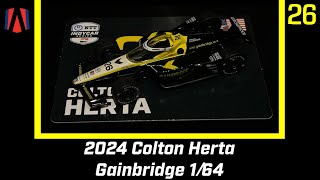 2024 Colton Herta 26 Gainbridge Indycar Diecast 164 [upl. by Ahsitahs]