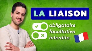 😉✅ La LIAISON en français  Règles et prononciation POUR BIEN PARLER [upl. by Nale]