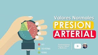 VALORES NORMALES de la Presión Arterial 👈👈👈 [upl. by Nirok440]