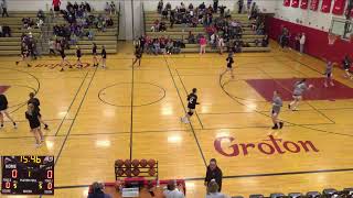 Groton High School vs Dryden High School Womens JV Basketball [upl. by Atinihs]