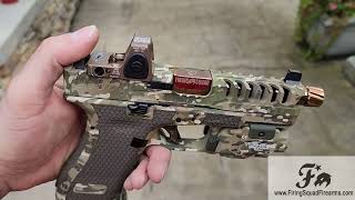 Multicam Glock 45 with Firing Squad Customization Package [upl. by Nahsad]