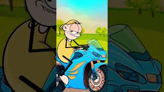 Kavasaki bike rider animation art funny trending [upl. by Yadseut418]