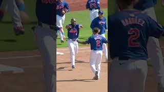 Omar Narváezs first home hit of the year comes at a clutch moment for the Mets shorts [upl. by Malita187]