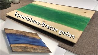 EpoxidharzBretter gießen [upl. by Root]