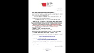 Assemblea sindacale regionale per il personale ATA FLC CGIL Puglia [upl. by Durning]