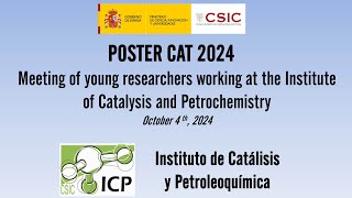 Poster Cat 2024 Meeting of young researchers in Catalysis [upl. by Eirojram732]