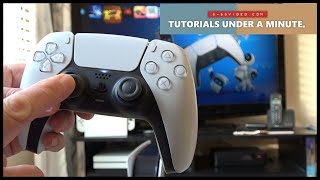 How To Manually turn off PS5 controller  Shut Down DualSense Gamepad [upl. by Asilram556]