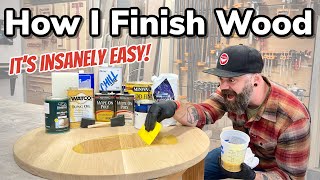 What Wood Finish Should You Use  Impossible to Screw Up Finishing Method [upl. by Airakaz221]