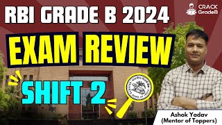 RBI Grade B 2024 Prelims  Exam Review Shift 2 [upl. by Aihseken780]