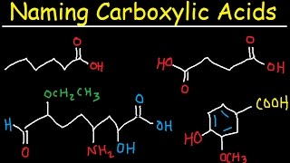 Naming Carboxylic Acids  IUPAC Nomenclature  Organic Chemistry [upl. by Assiram]