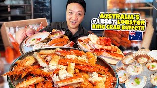 The GREATEST AllYouCanEat LOBSTER  KING CRAB  STEAK Buffet in Australia 🦞🥩 [upl. by Kennith]