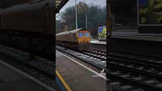 Railhead Treatment Train at Ipswich 02122023 trainenthusiast train class66 trains railway [upl. by Ellinad]