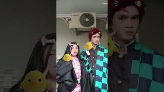 Dududu nezuko nezukokamado tanjirou tanjiroukamado cosplay demonslayer foryou fypyoutube [upl. by Jania46]