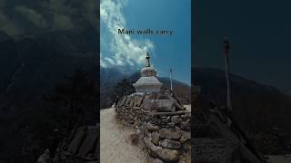 Mani walls near Thame in the Everest region [upl. by Onia]