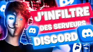 JINFILTRE DES SERVEURS DISCORD  je me suis fait tailler [upl. by Suoirad193]