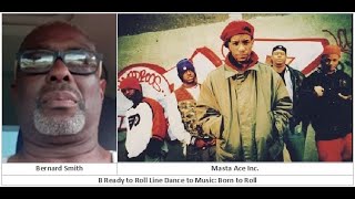 B Ready 2 Roll Line Dance Bernard Smith Masta Ace Incorporated Born to Roll [upl. by Eronel]