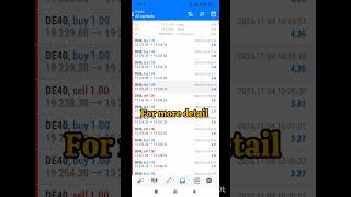 Fully Automatic De40 Techno Bot🤑 forex forexrobotexpertadvisor oavaea trading stockmarket [upl. by Nylirak]