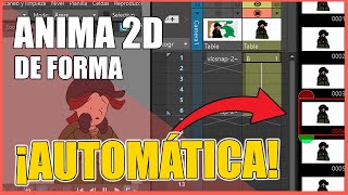 🚀 Cómo hacer Animaciones 2D AUTOMÁTICAS con Opentoonz [upl. by Emirac]