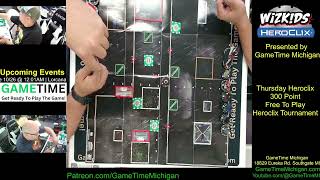 Thursday Heroclix 300 Point Free To Play Heroclix Tournament [upl. by Hgielrac]