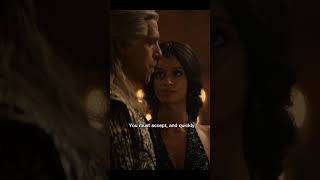 Geralt and Yennefer funny scene from The Witcher series 🔥😂 shorts [upl. by Comstock]