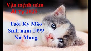 Tử vi Tuổi Kỷ Mão 1999 Nữ mạng năm Ất Tỵ 2025 Sự nghiệp tài vận tình duyên và gia đạo [upl. by Pappano]