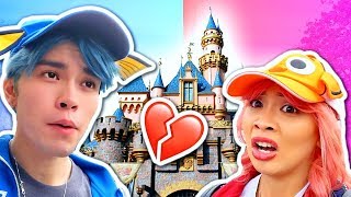 WE GOT SEPARATED AT DISNEYLAND ON VALENTINES DAY 😭 [upl. by Yasnil]