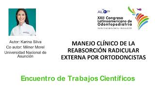 TC100 398 Manejo clínico de la reabsorción radicular externa por ortodoncistas [upl. by Rayner]