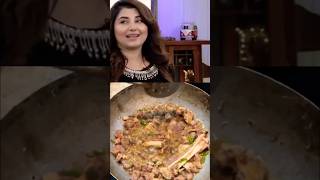 😮javeriya saud ne btai apni secret namkin ghosht Ki recipehow to make muttonshortsyoutubeshorts [upl. by Sagerman]