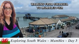 Walking along the former Swansea to Mumbles Railway [upl. by Spaulding313]