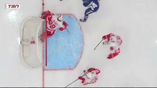 McMann goaltender interference  Tough Call Review [upl. by Ermentrude]