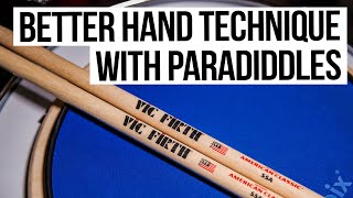 2 GREAT PARADIDDLE EXERCISES THAT WILL IMPROVE YOUR HANDS  Better Hand Technique with Paradiddles [upl. by Artemus]