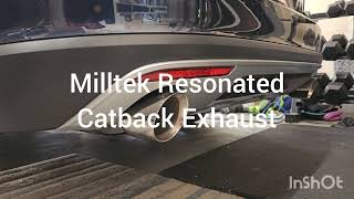 Golf Alltrack Milltek Resonated Catback Exhaust [upl. by Weisbart]