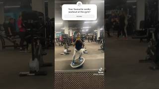 Bosu ball gymshorts workout bosuworkout bosuball cardio cardioworkout balancechallenge [upl. by Iuq]