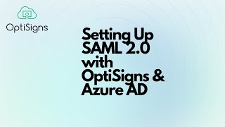 How to SetUp SAML 20 Single SignOn SSO with Azure AD [upl. by Marlie]