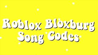 ROBLOX BLOXBURG SONG CODES THAT ACTUALLY WORK [upl. by Eiramana]