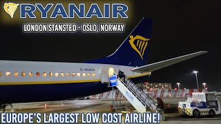 THE RYANAIR UK EXPERIENCE  London Stansted  Oslo Gardermoen [upl. by Spohr558]