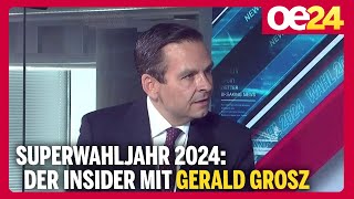 Superwahljahr 2024 Der oe24TVInsider mit geraldgrosz [upl. by Zawde894]