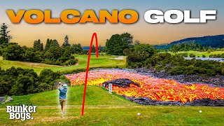 Exploring New Zealand’s VOLCANIC Golf Course [upl. by Tahpos]