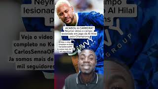 Neymar Lesionado novamente neymar viralvideo tópicosbrasil [upl. by Notlrac]