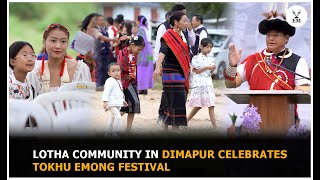 Lotha community in Dimapur celebrates Tokhu Emong festival [upl. by Lledor]